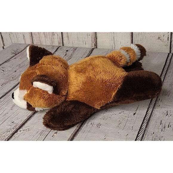 7" Vintage NATURE PLANET Red Panda Cute Cuddle Furry Animal Plush 1990s - Picture 2 of 4